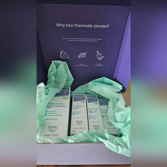 Jonzac Rehydrate SET cleansing Gel,hydrating Serum,Moisturizing Cream,Eye Contou - Picture 3 of 16